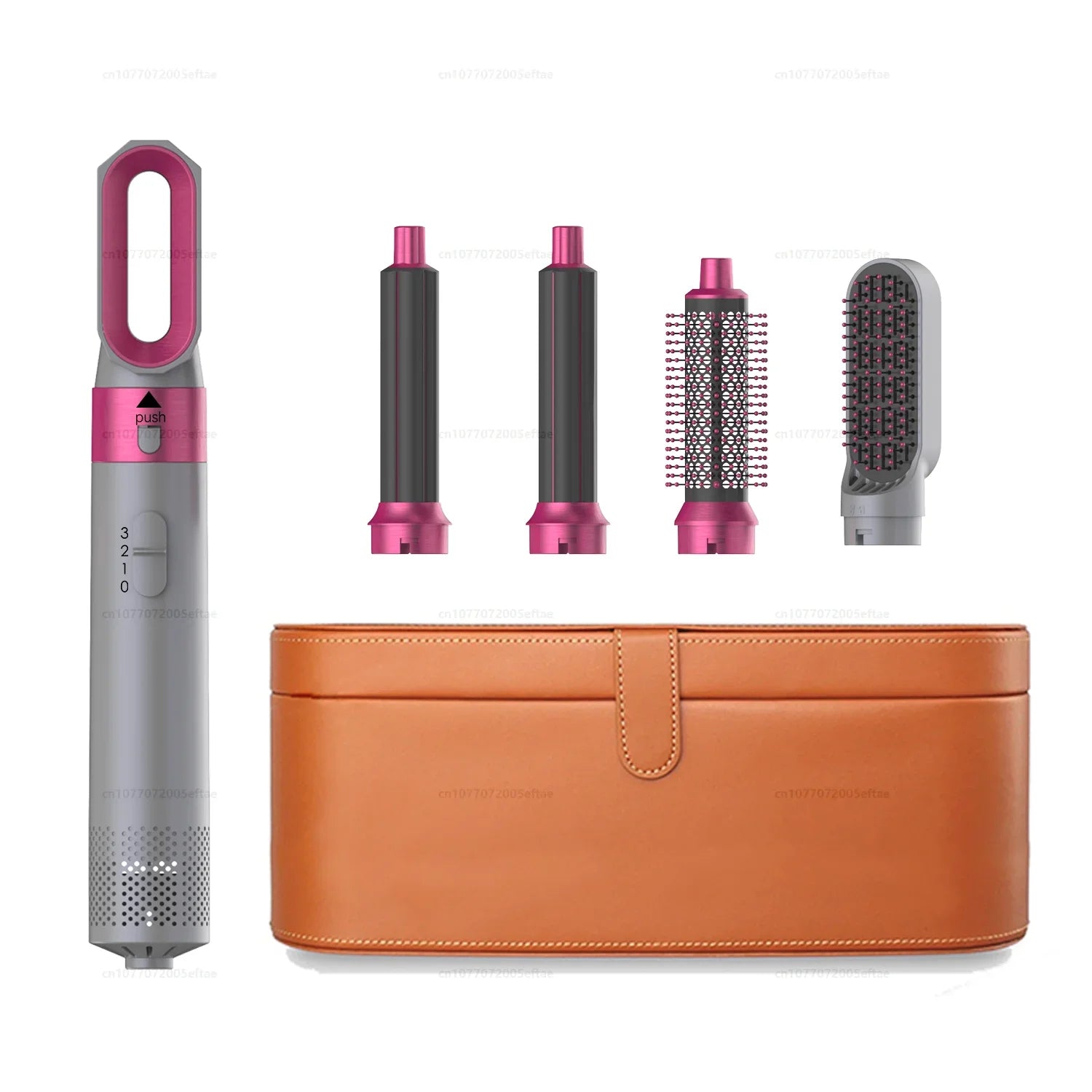 5 In 1 Hair Dryer Comb Set Professional Hot Air Styler For Hair Curling Straightening And Volumizing At Home hair straightener