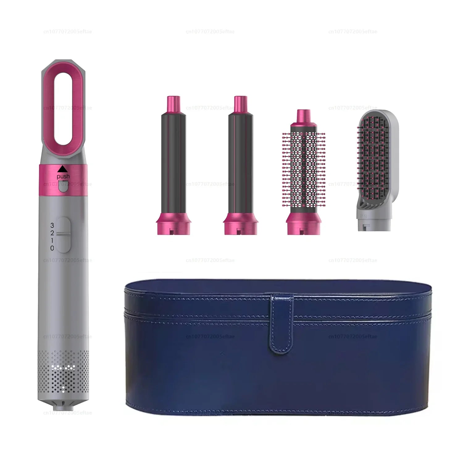 5 In 1 Hair Dryer Comb Set Professional Hot Air Styler For Hair Curling Straightening And Volumizing At Home hair straightener